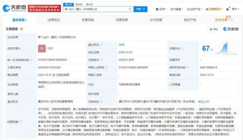 萝卜快跑重庆新公司成立，注册资本500万元布局基础软件服务